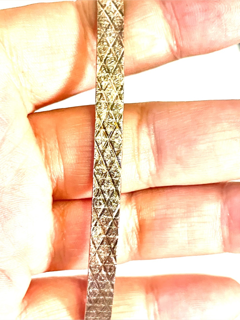 Italian 2-tone sterling Bracelet